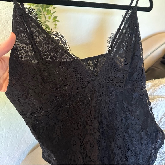 Fashion Nova Sugar Sweet Lace Bodysuit Black - Picture 5 of 7